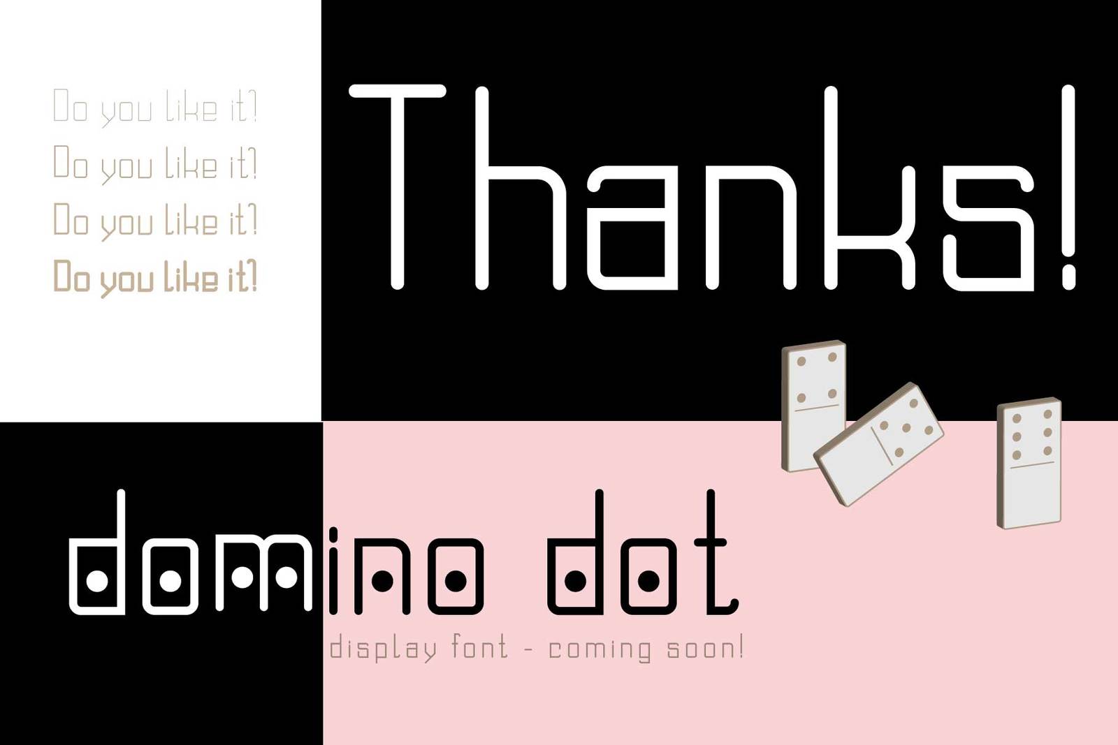 Domino font family