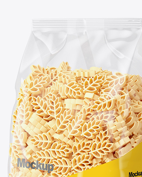 Spighe Pasta Mockup - Half Side View - Free Download Images High