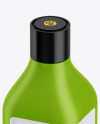 Matte Square Bottle Mockup - Half Side View