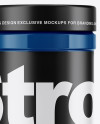 Glossy Protein Jar Mockup