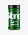 Matte Protein Jar Mockup