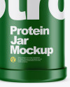 Matte Protein Jar Mockup