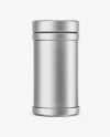 Matte Metallic Protein Jar Mockup Matte Metallic Protein Jar Mockup