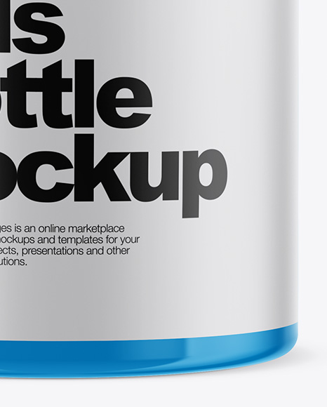 Glossy Pills Bottle Mockup