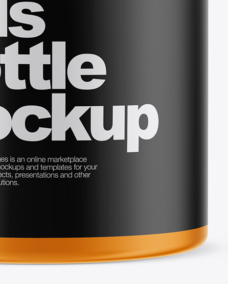 Matte Pills Bottle Mockup