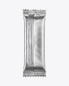 Metallic Snack Bar Mockup - Back View