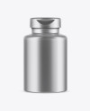 Metallic Pills Bottle Mockup