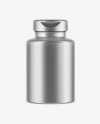 Metallic Pills Bottle Mockup