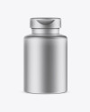 Matte Metallic Pills Bottle Mockup