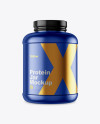 5lb Metallic Protein Jar Mockup 5lb Metallic Protein Jar Mockup