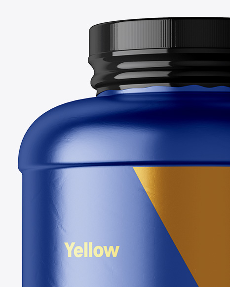 5lb Metallic Protein Jar Mockup 5lb Metallic Protein Jar Mockup
