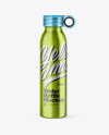 Metallic Water Bottle Mockup