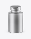 Matte Metallic Pills Bottle Mockup