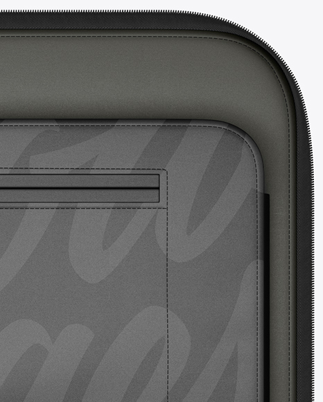 Opened Melange Laptop Case Mockup - Top View