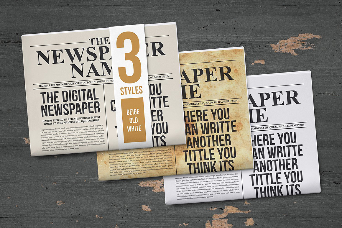 Classy Newspaper Indesign Template