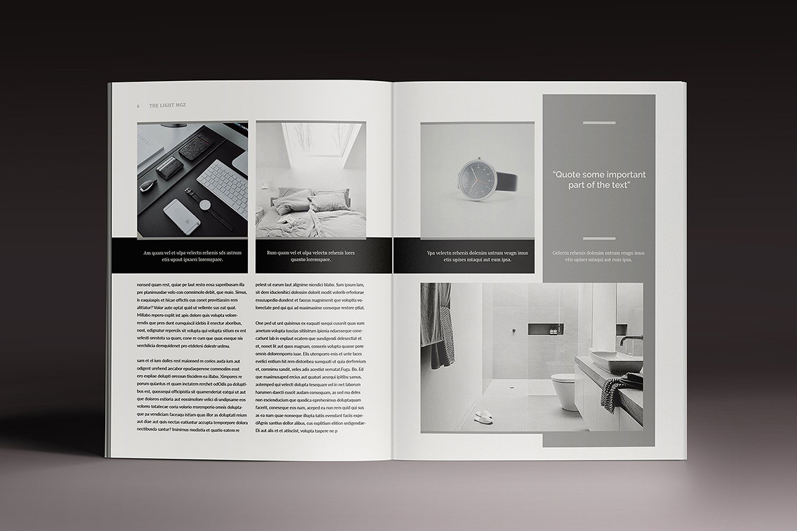 Lightazine Indesign Template Lightazine Indesign Template