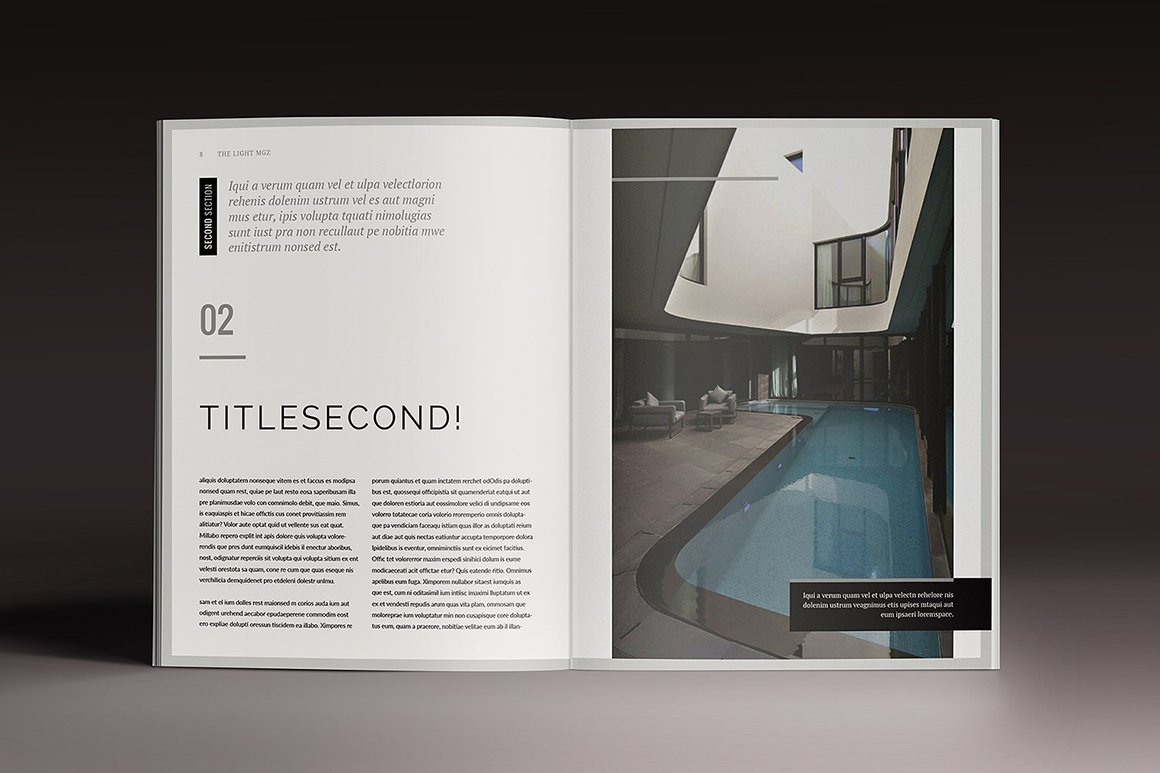 Lightazine Indesign Template Lightazine Indesign Template