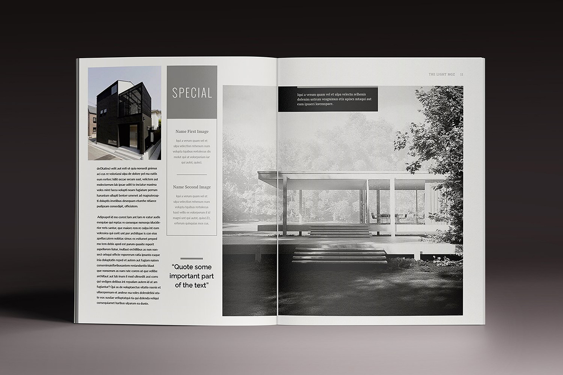 Lightazine Indesign Template Lightazine Indesign Template