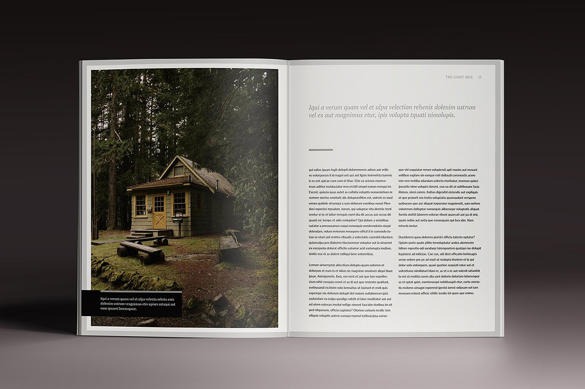 Lightazine Indesign Template Lightazine Indesign Template