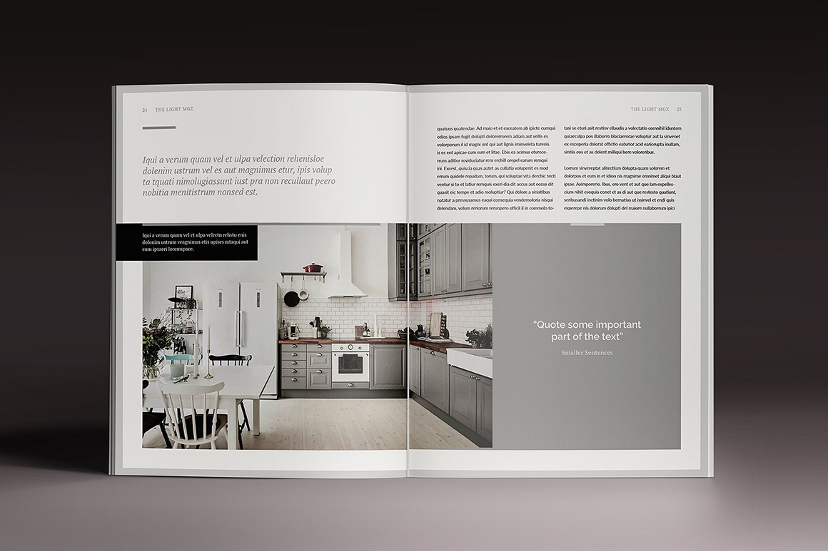 Lightazine Indesign Template Lightazine Indesign Template