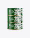 Three Cans Mockup