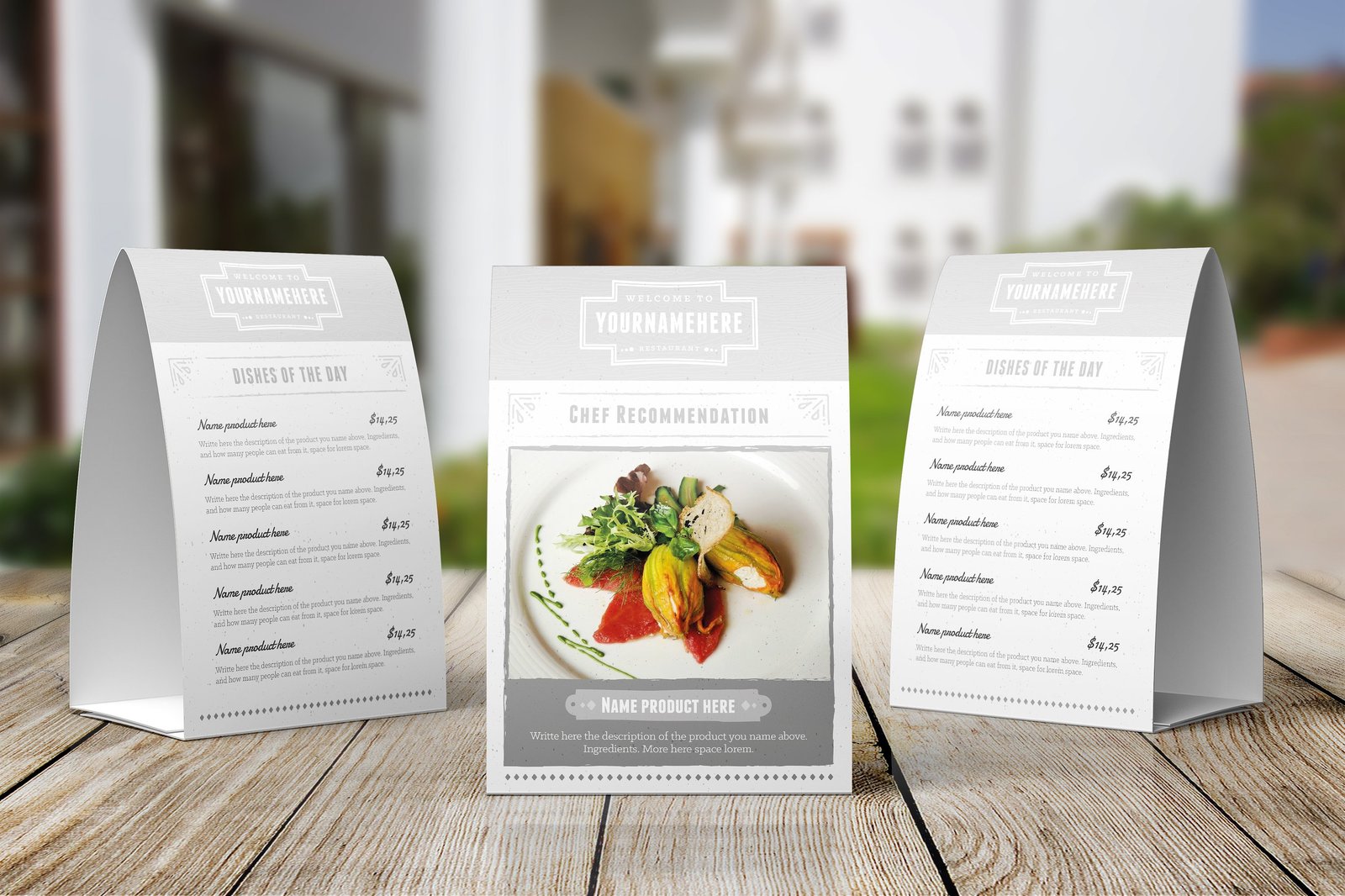 Classy Food Menu 4 Template Classy Food Menu 4 Template