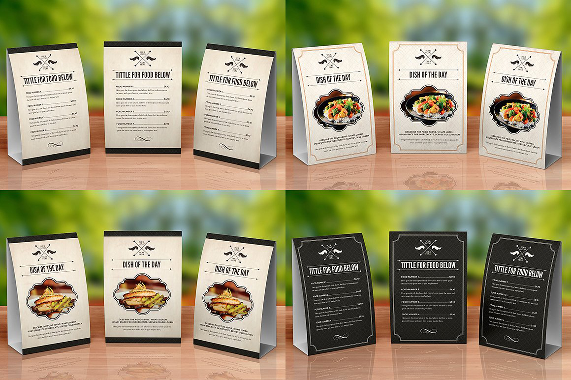 Elegant Food Menu 5 Elegant Food Menu 5