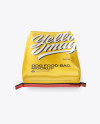 Dog Food Bag Mockup - High Angle Shot