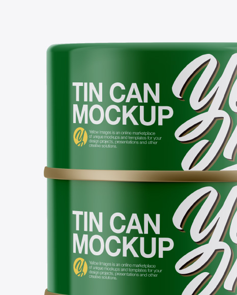 Four Cans Mockup