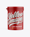 Matte Jar Mockup - Front View