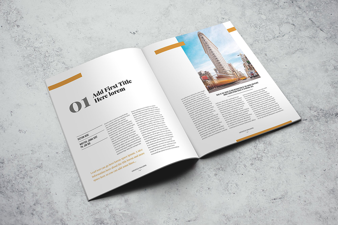LifeStyle magazine Indesign Template LifeStyle magazine Indesign Template