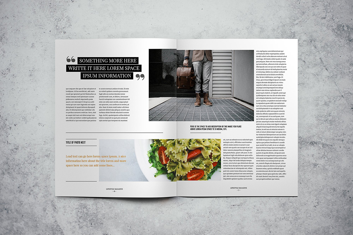 LifeStyle magazine Indesign Template LifeStyle magazine Indesign Template