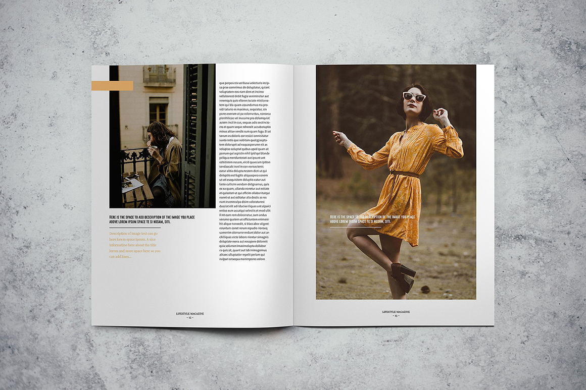LifeStyle magazine Indesign Template LifeStyle magazine Indesign Template