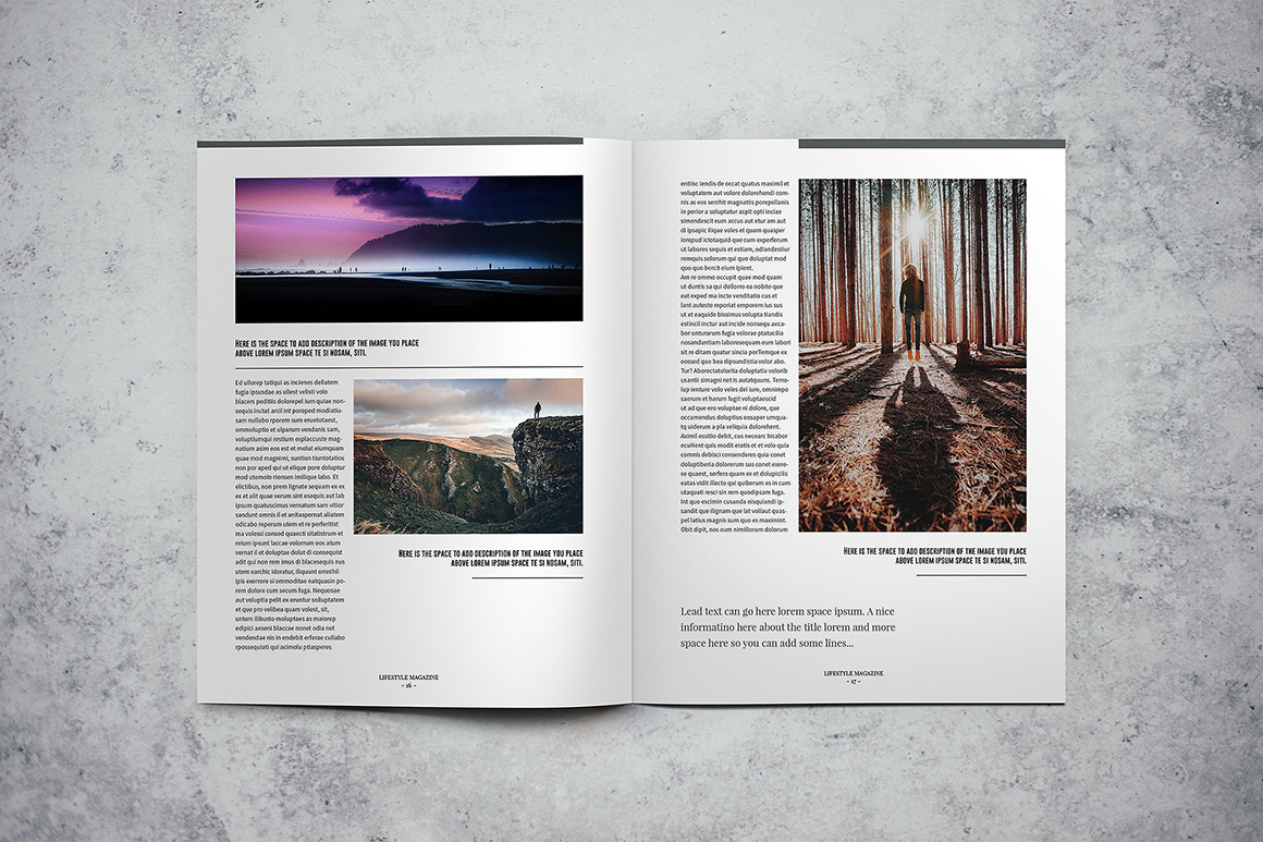 LifeStyle magazine Indesign Template LifeStyle magazine Indesign Template