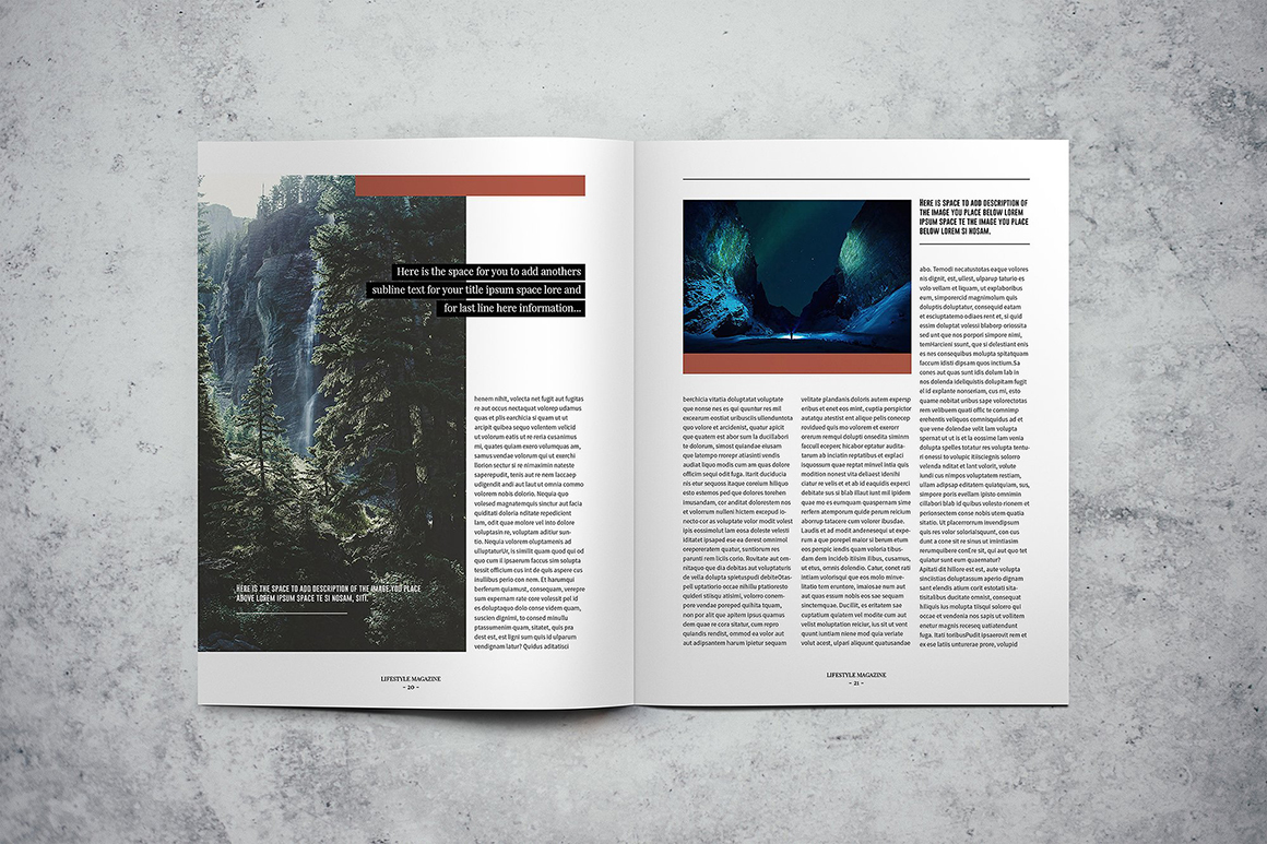 LifeStyle magazine Indesign Template