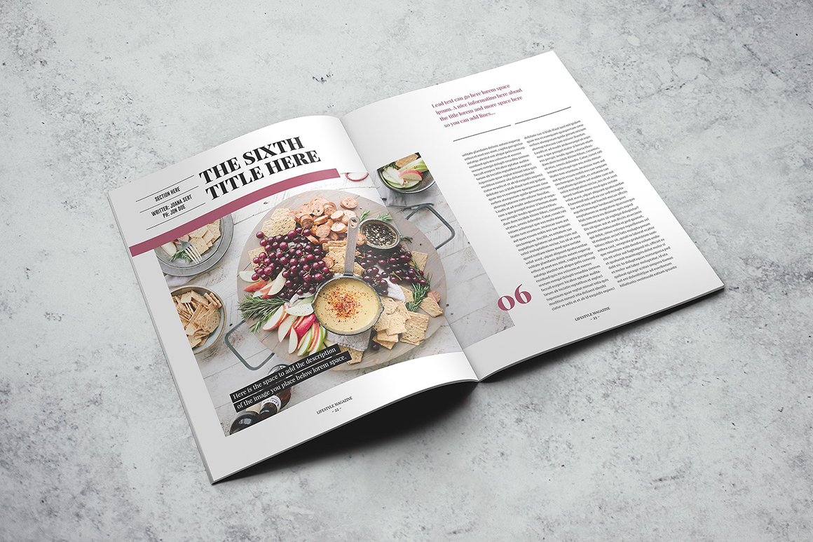 LifeStyle magazine Indesign Template