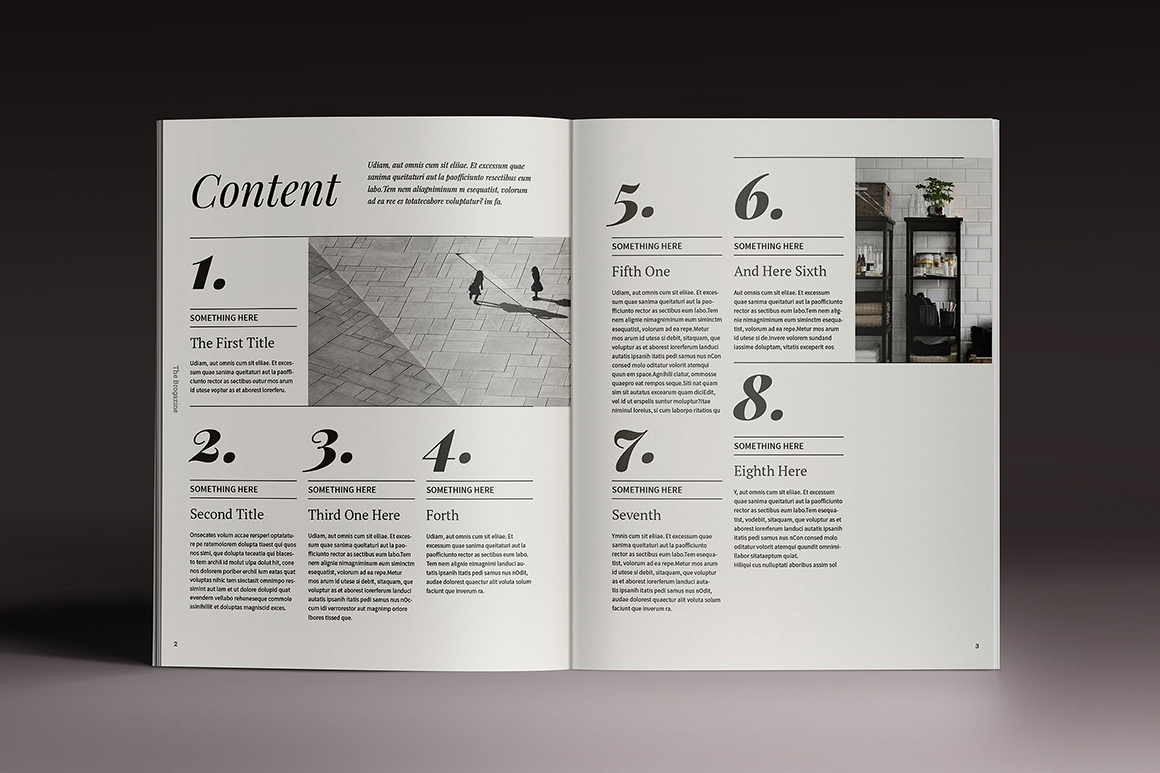 Brogazine Indesign Template