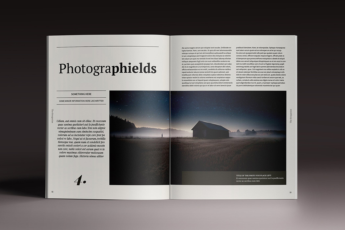 Brogazine Indesign Template Brogazine Indesign Template