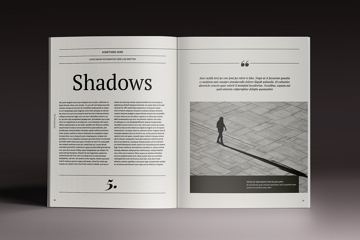 Brogazine Indesign Template Brogazine Indesign Template