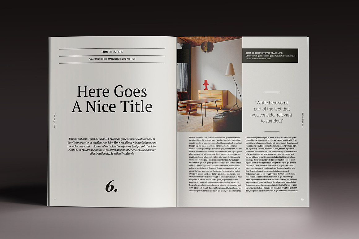 Brogazine Indesign Template Brogazine Indesign Template