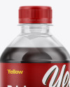 Plastic Bottle With Cola Mockup