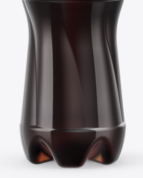 Plastic Bottle With Cola Mockup