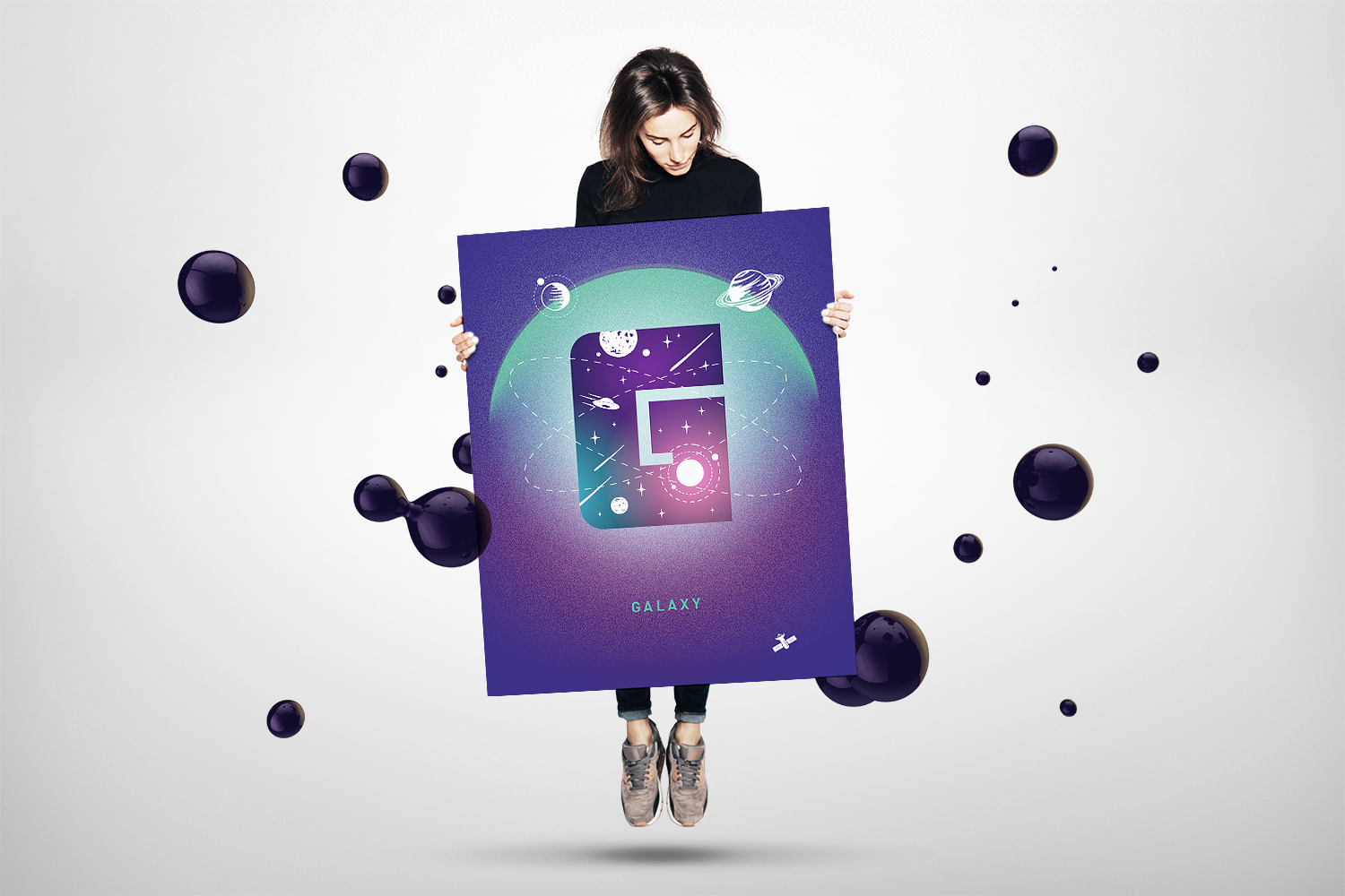 Lost In Space. Color Font (SVG) Lost In Space. Color Font (SVG)