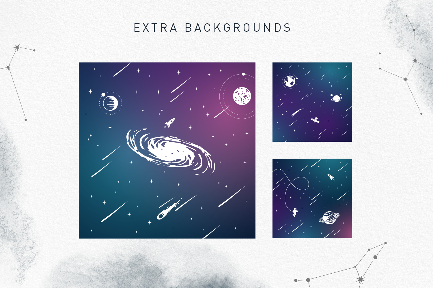 Lost In Space. Color Font (SVG) Lost In Space. Color Font (SVG)