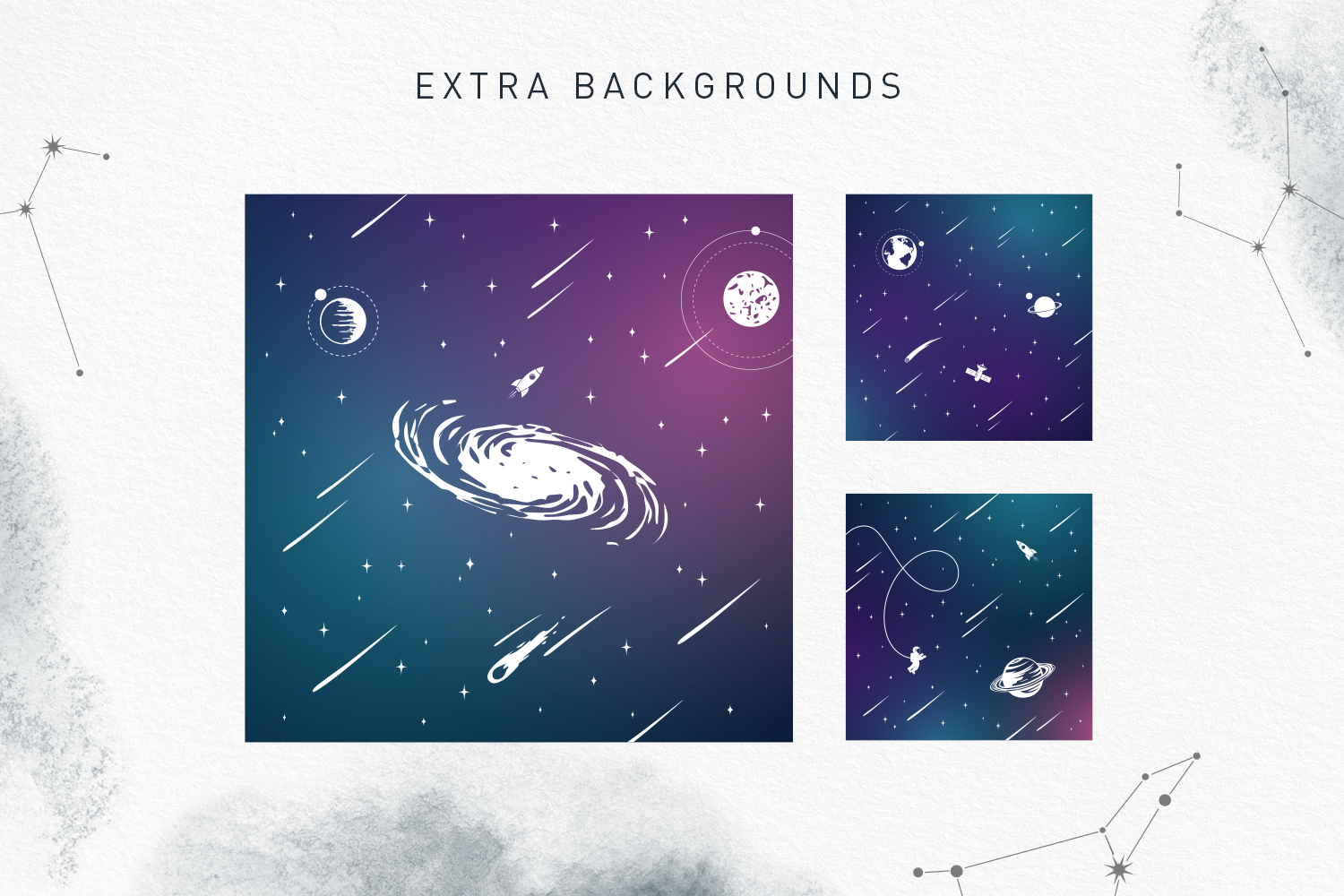 Lost In Space. Color Font (SVG)