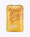 3 kg Matte Paper Bag Mockup - Front View