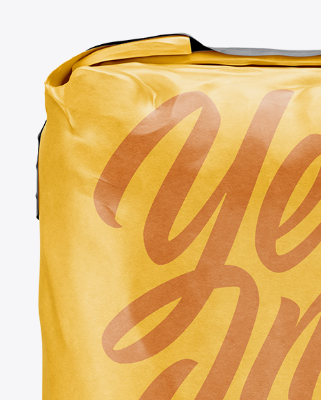 3 kg Matte Paper Bag Mockup - Front View