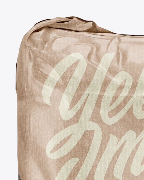 5 kg Kraft Paper Bag Mockup - Front View