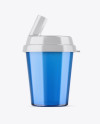 Plastic Pill Swallowing Cup Mockup