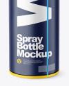 Matte Spray Bottle Mockup